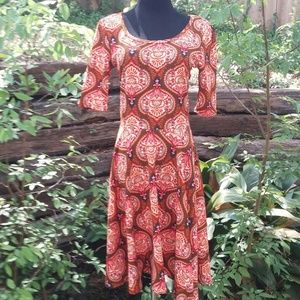 LuLaRoe Nicole Dress - M